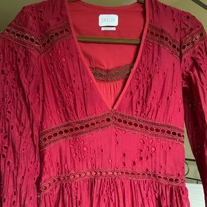 saylor long sleeve dress
